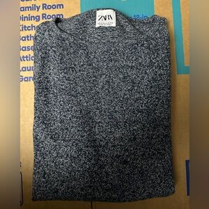 Zara Blue Long Sleeve. Size Medium Women